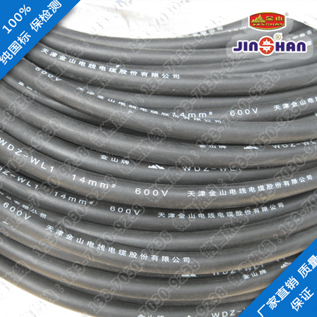 低煙無鹵鐵路機車車輛用電線電纜WDZ-WL1 600V 14